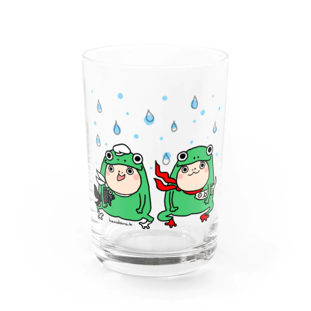 爪工房REVERSIのけろコロシスターズ Water Glass :front