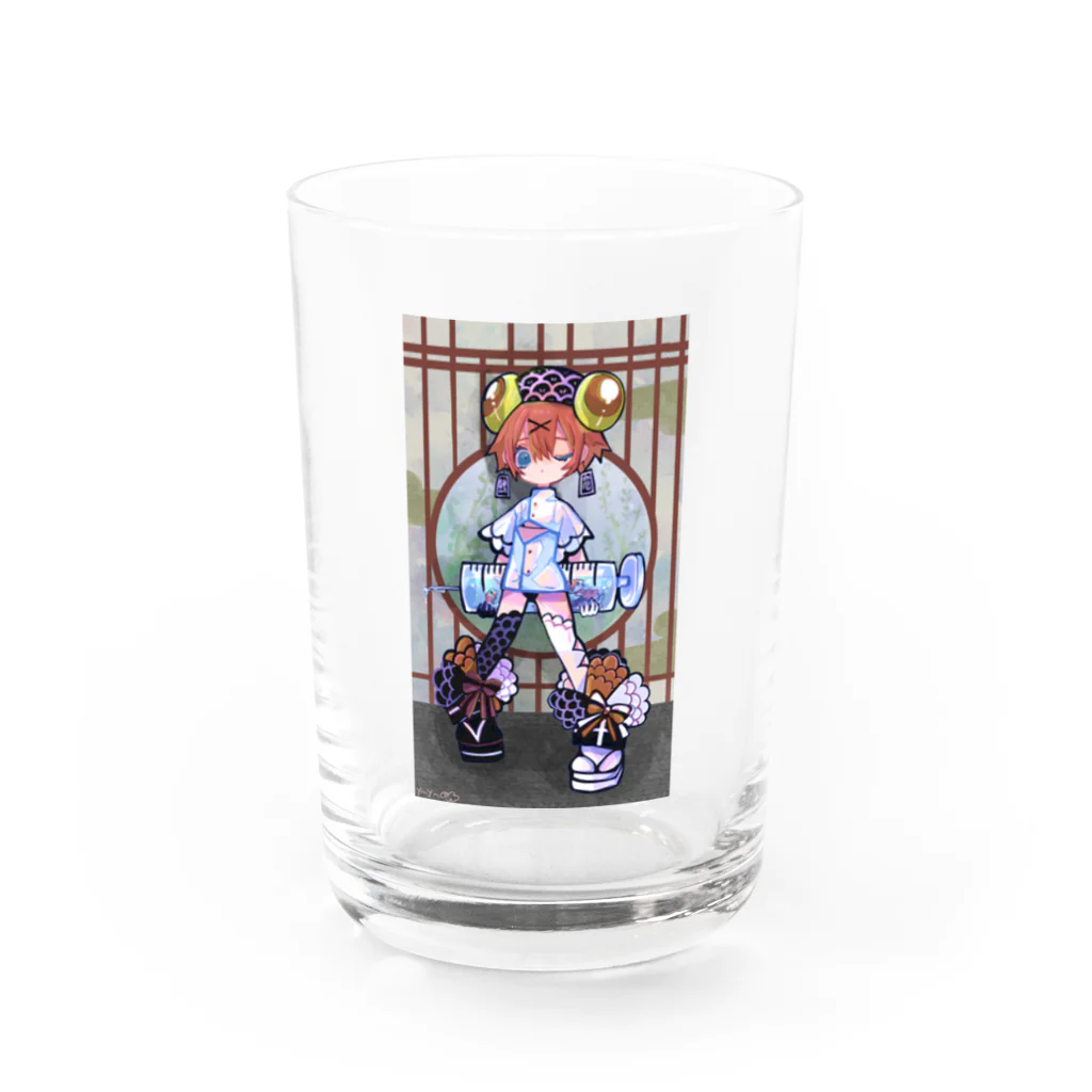 ゆむゆむ(閻 夢々)🐏🌙 の❤鯉ナース❤ Water Glass :front