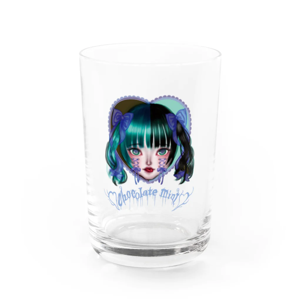 A製薬🍭の♡chocolate mint girl♡ Water Glass :front