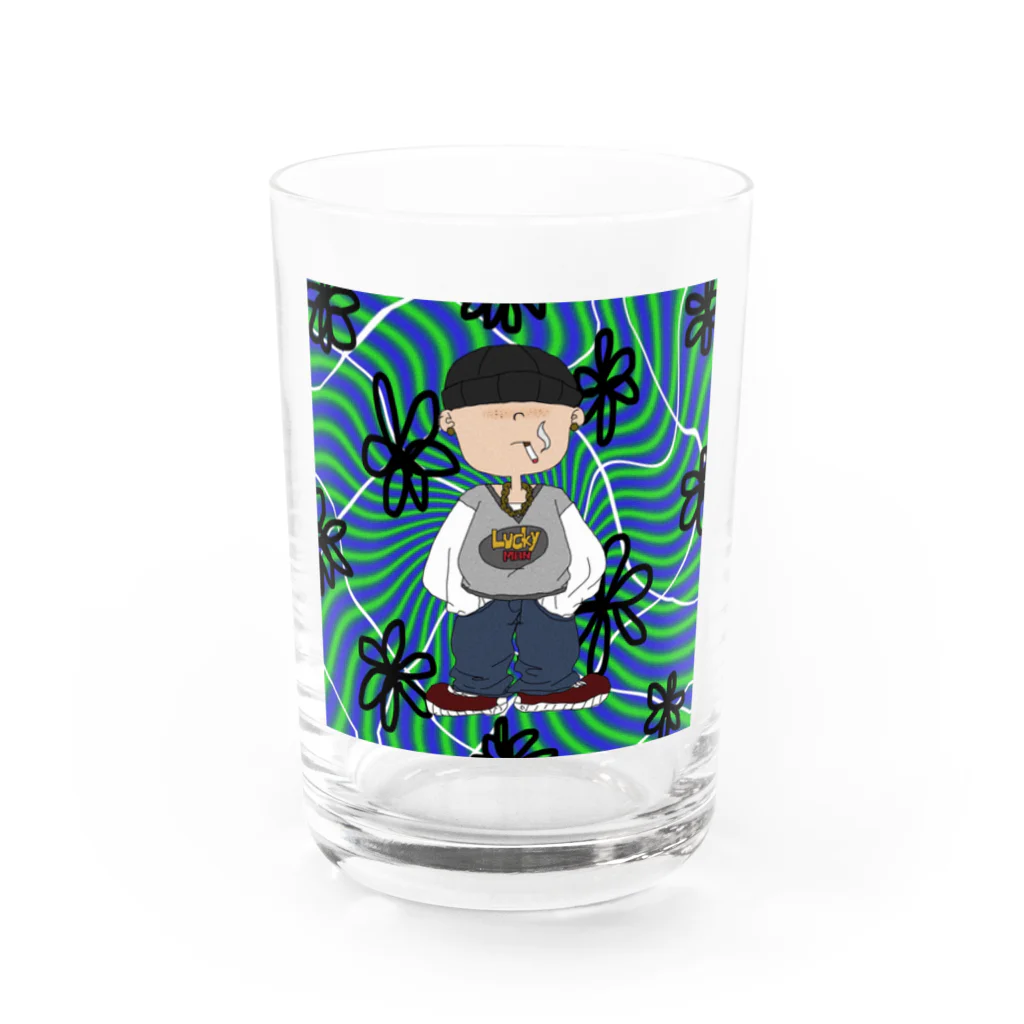 tsu00nのCigaretteBoy Water Glass :front