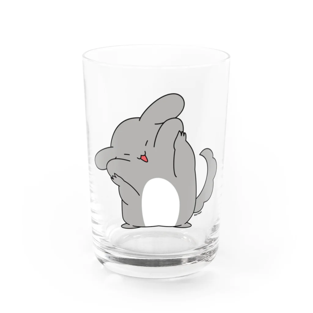 ne*muiのゆるチラ（ほっぺ） Water Glass :front