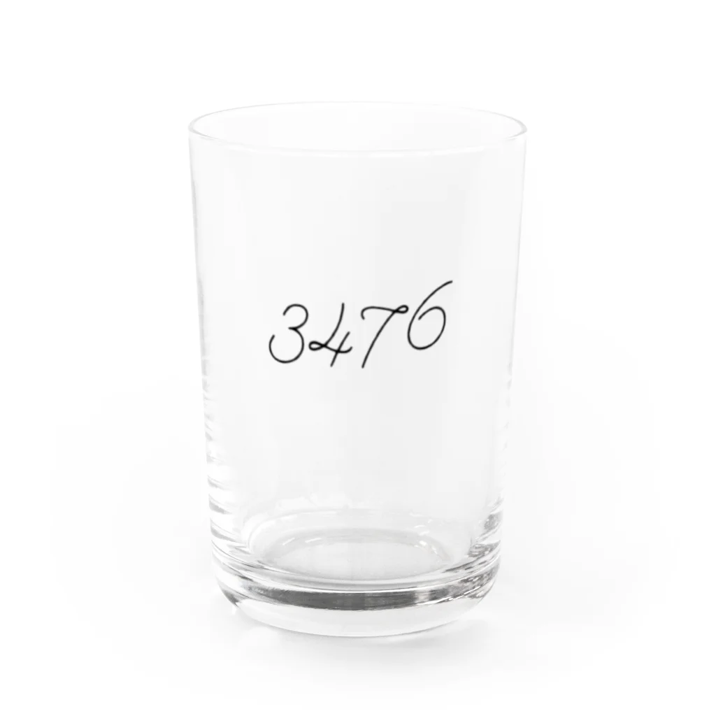 melomeltの3476 （さよなら） Water Glass :front