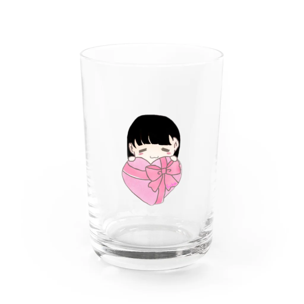 ふうか🎀ミスiD2021のぷうちゃん　 Water Glass :front