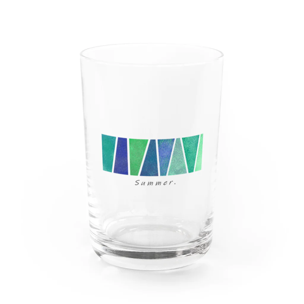 Eschscholziaの夏の日の記憶 Water Glass :front