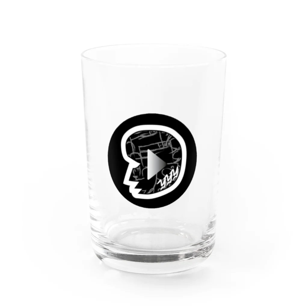 ドロンコへいやのドロンコへいや　ロゴ Water Glass :front