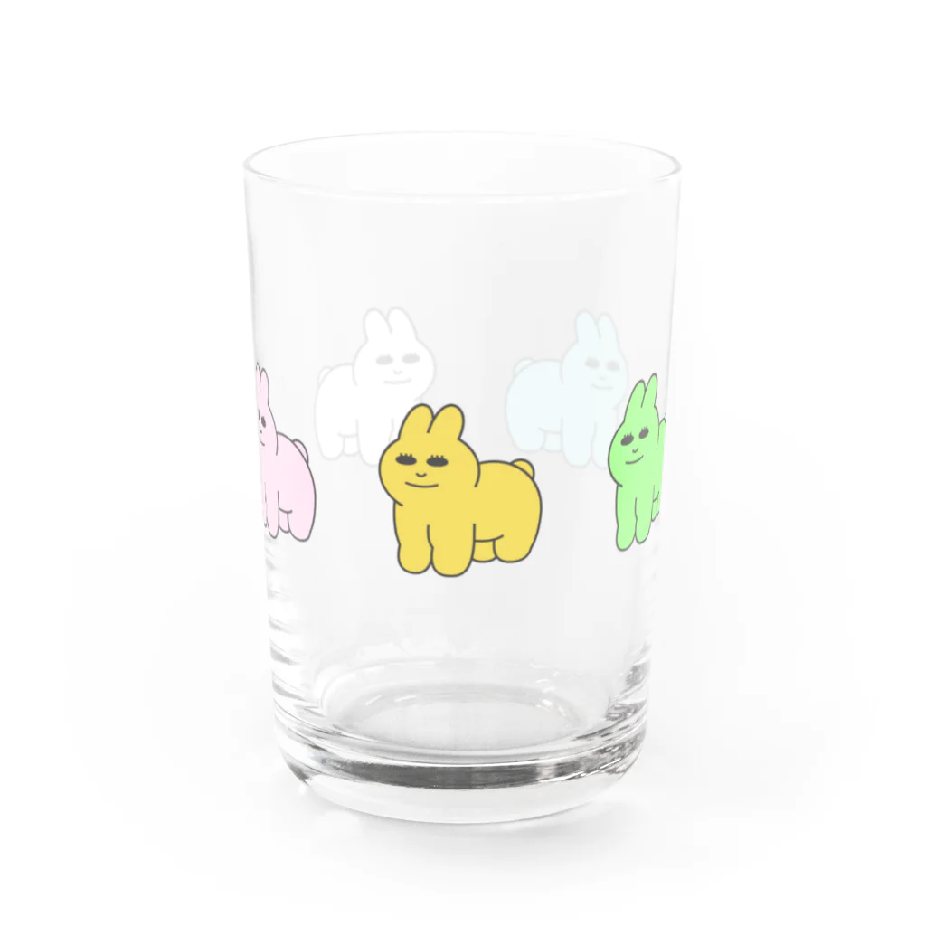 babumiのbabumi usagi Water Glass :front