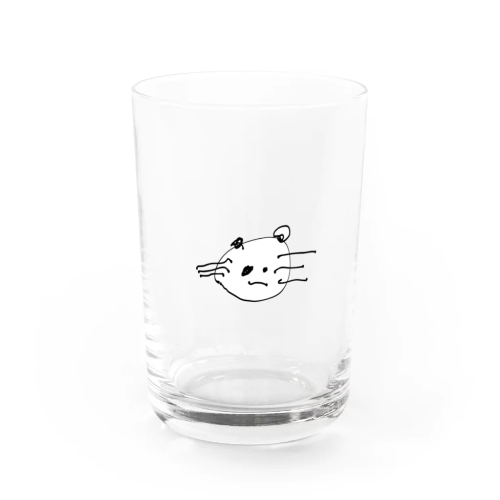 まあちゃんのおめめ&シロンのまあちゃんのねこちゃん Water Glass :front