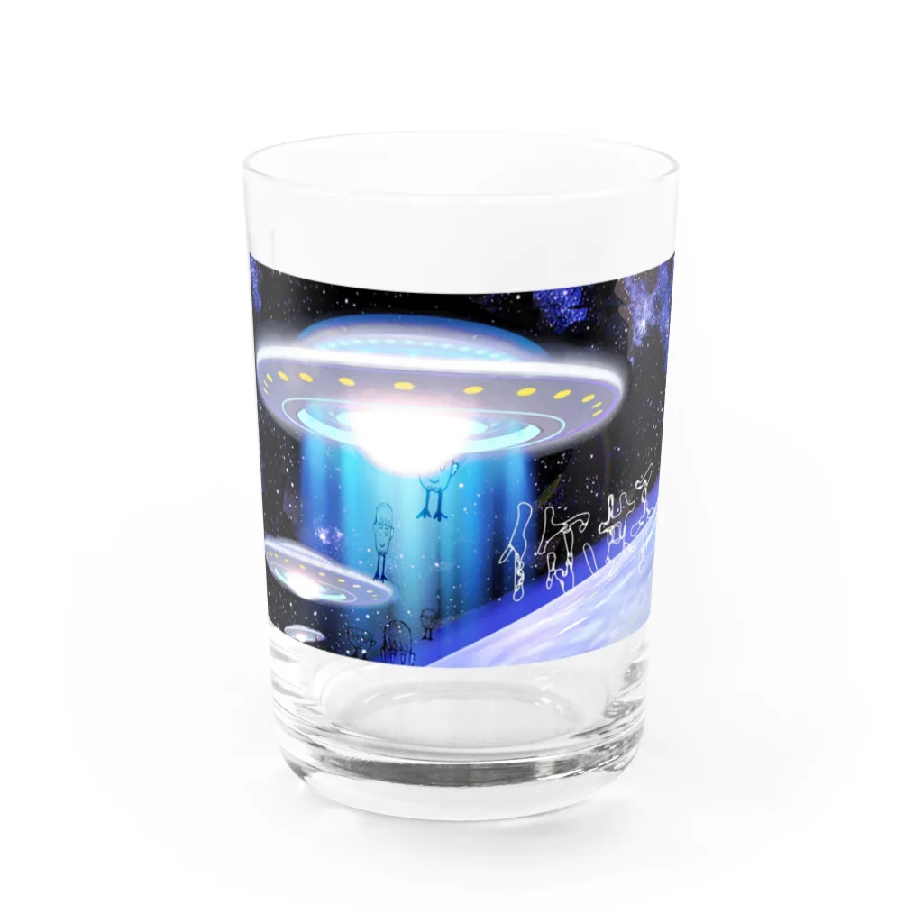 🦕🦕🦕のD Water Glass :front