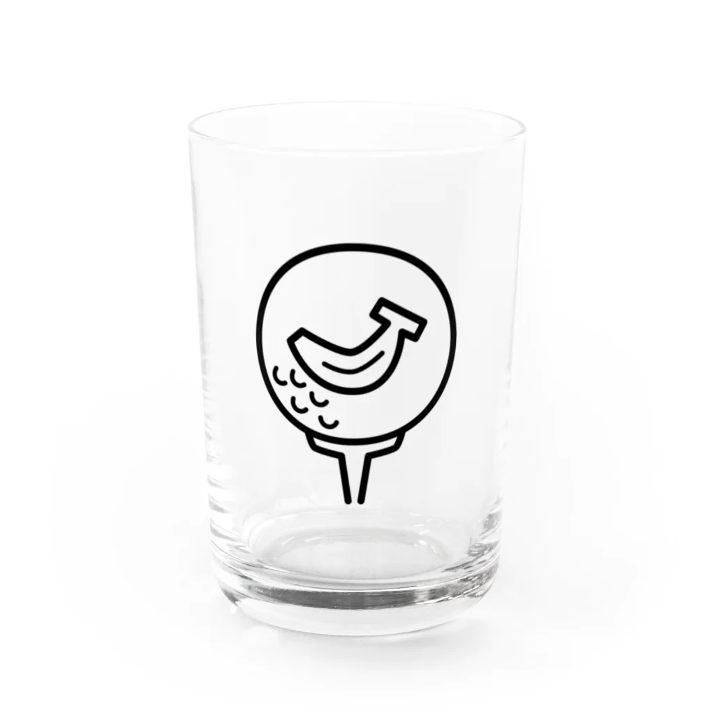 8anna storeのバナナサル DE ゴルフ Water Glass :front