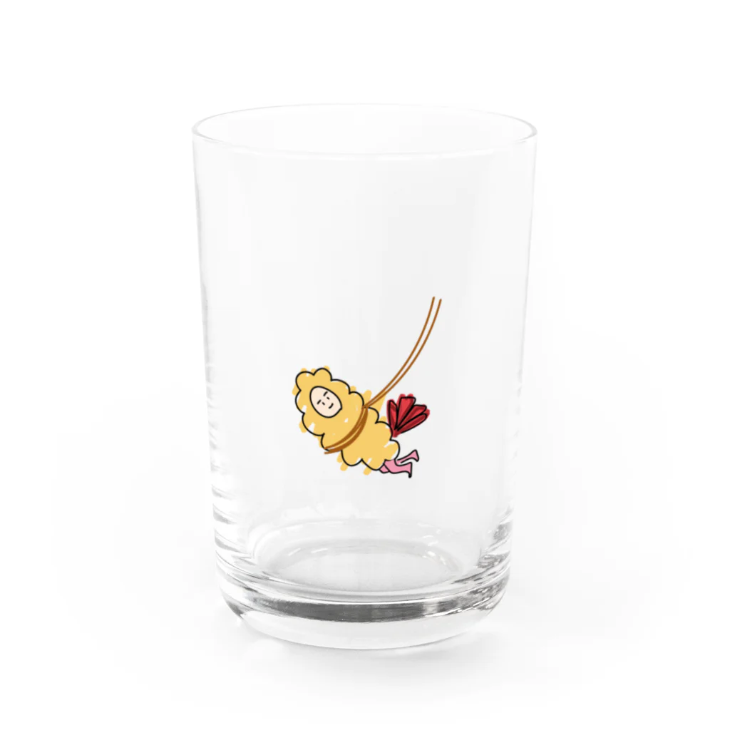 Ab【エービィ】のバンジーするえび Water Glass :front