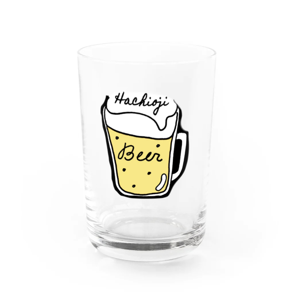 はちおうじ　にっきのHachioji_beer_life Water Glass :front