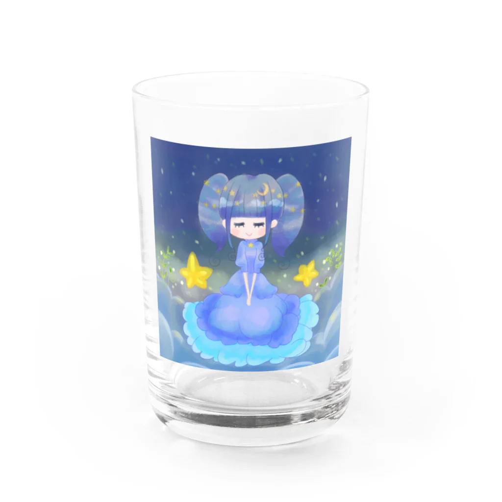 ましろの星のお姫様 Water Glass :front