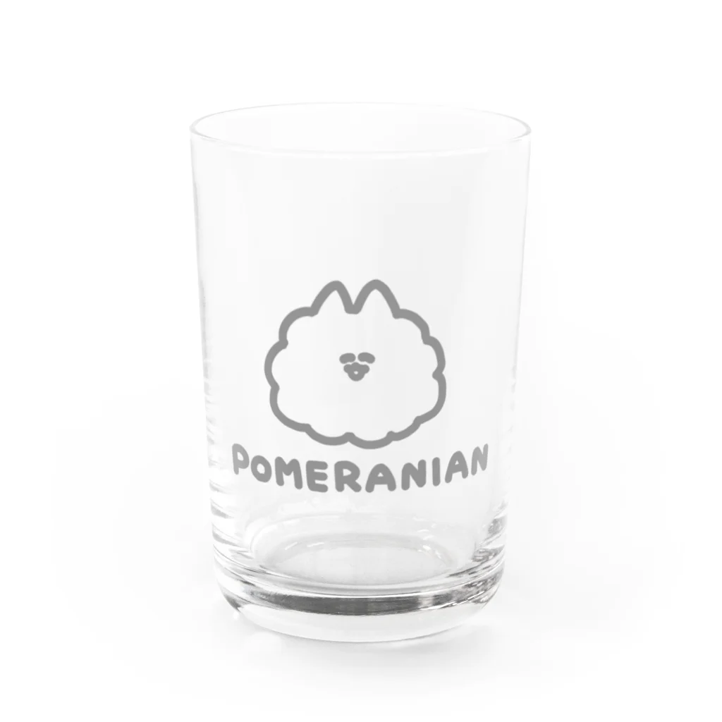 ナポリのSUZURIのPOMERANIAN Water Glass :front