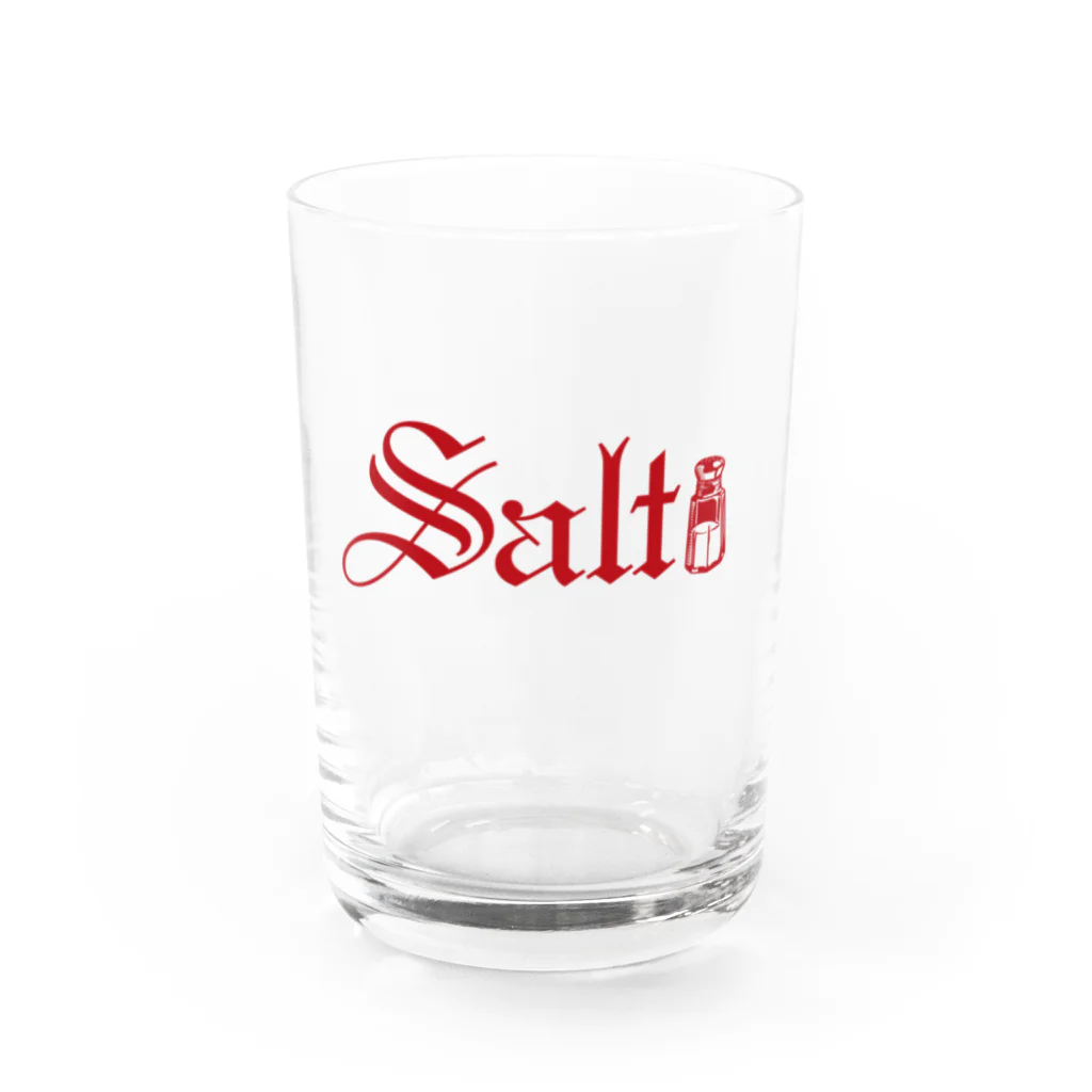 LONESOME TYPE ススのSALT (RED) Water Glass :front