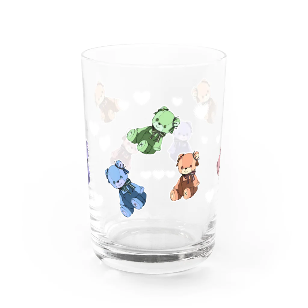 久埜クルムのkuno bear Water Glass :front