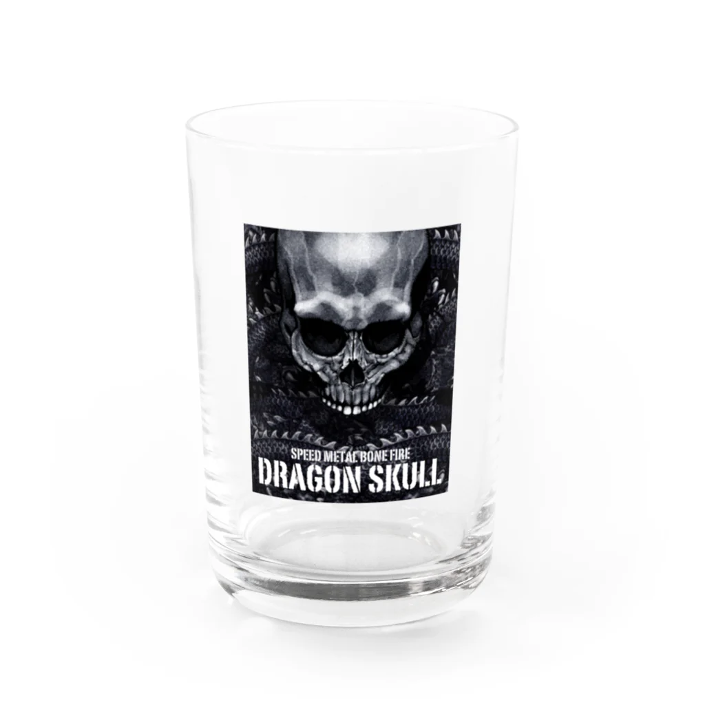 マサオウのドラゴンスカルグッズ Water Glass :front