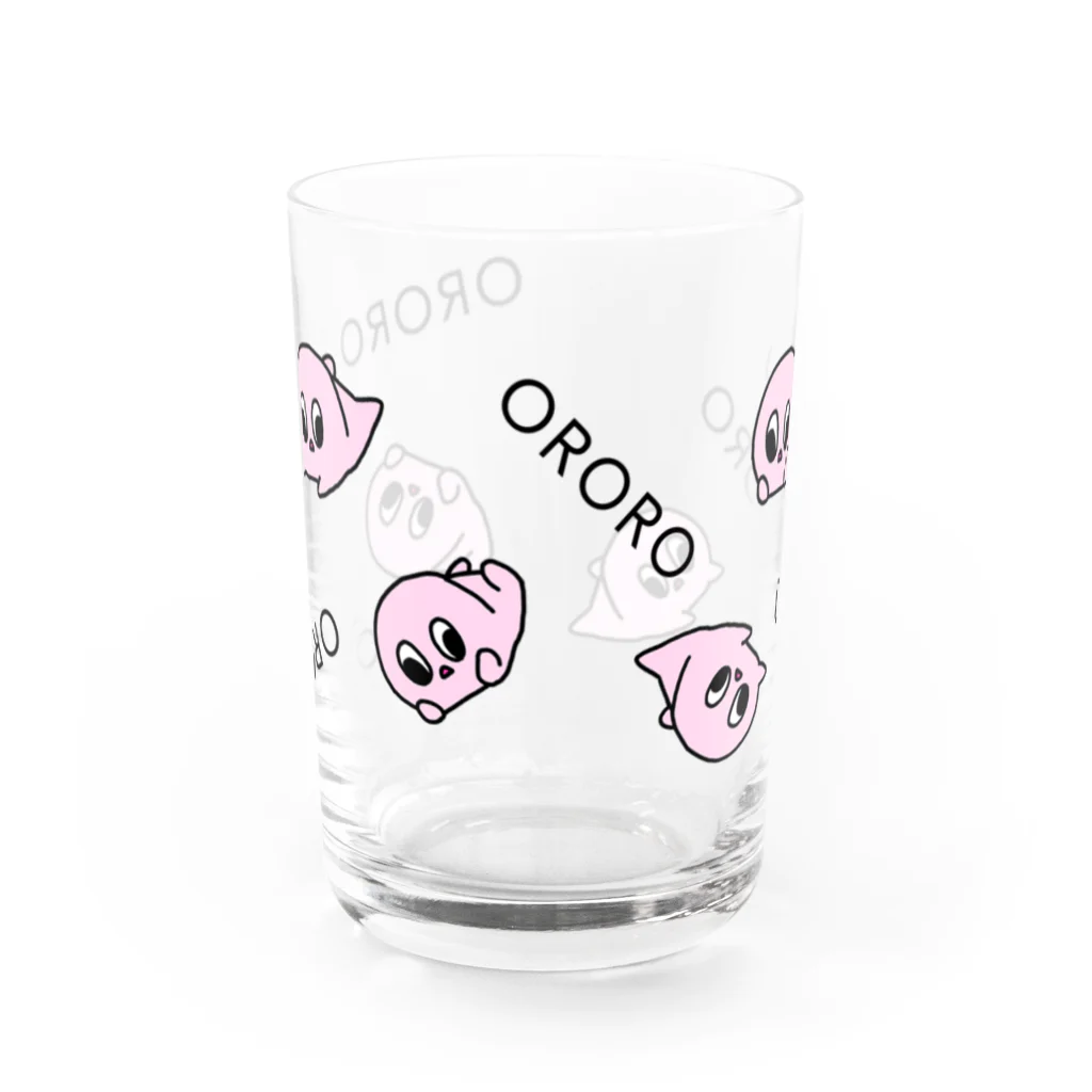 おろろやさんの乳酸菌がのみたいよ Water Glass :front