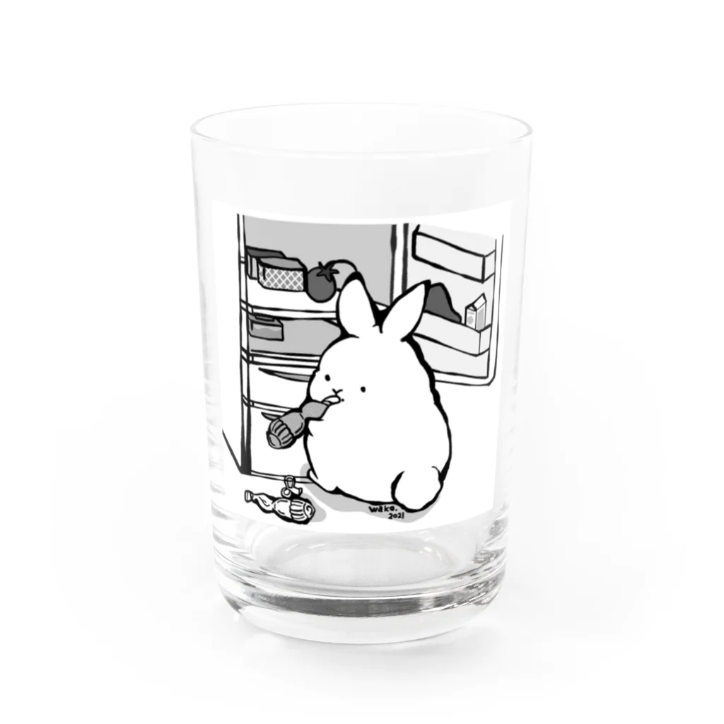 わこぱいの冷蔵庫コソコソ… Water Glass :front