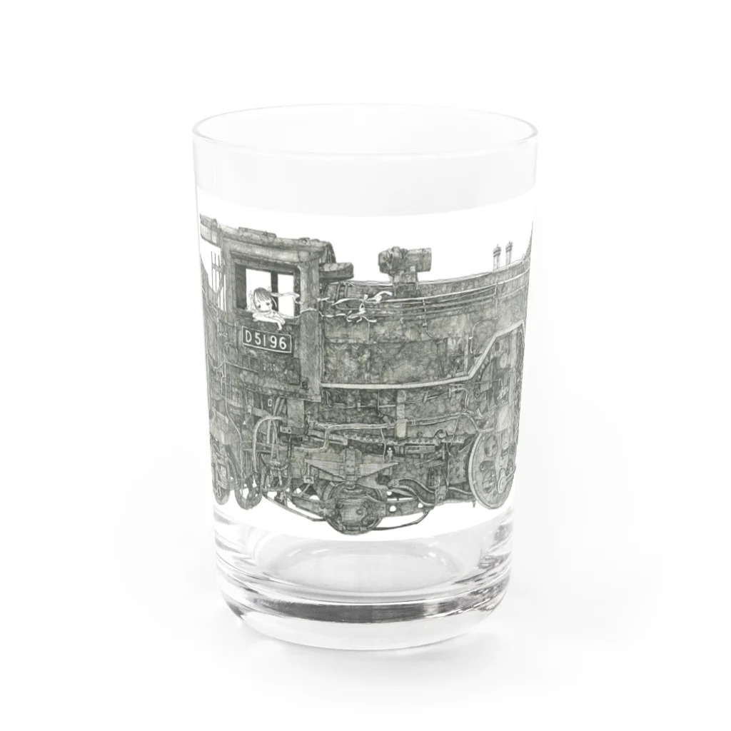 始発ちゃんの機関車に乗って… Water Glass :front