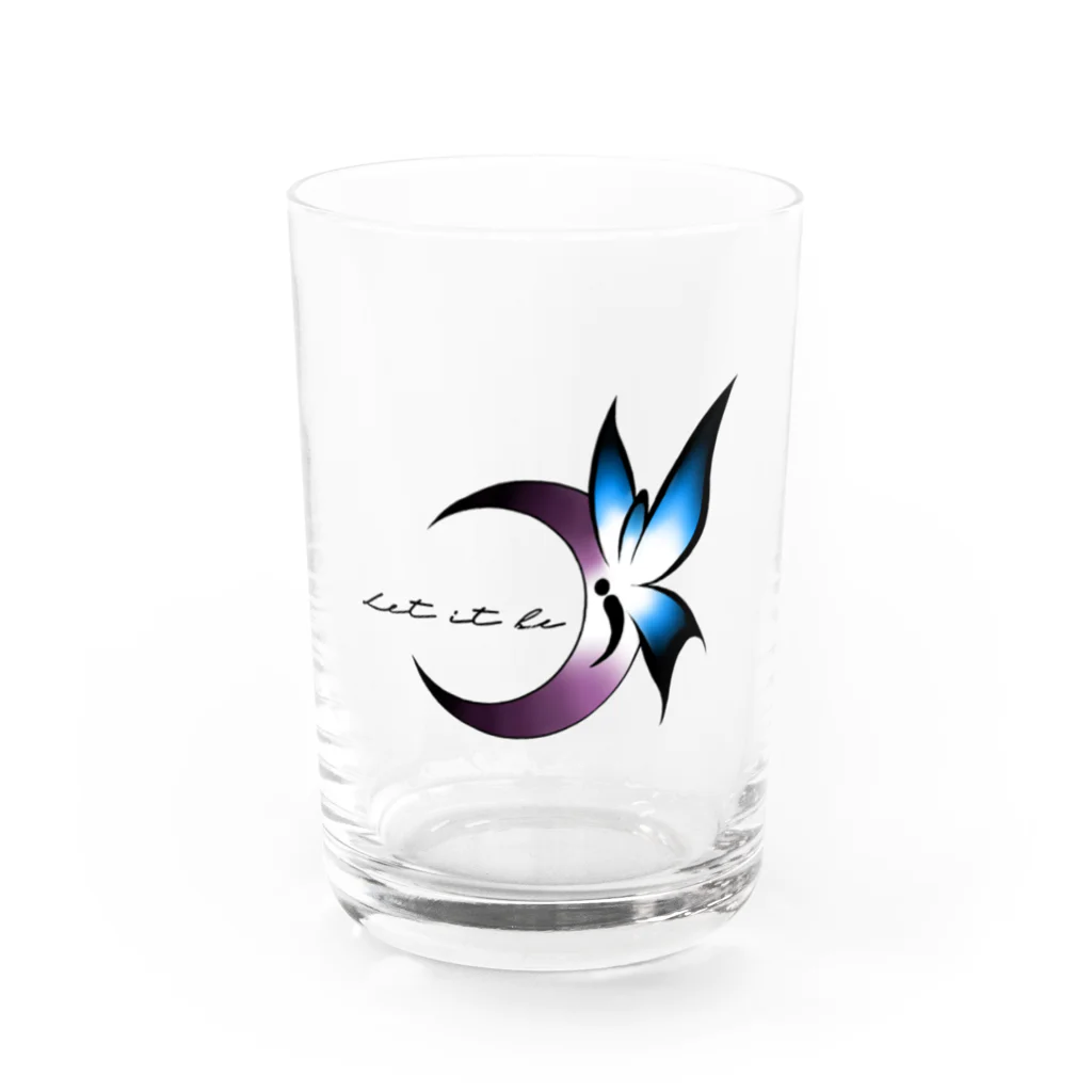 Blue__xxxのBlueButterfly Water Glass :front