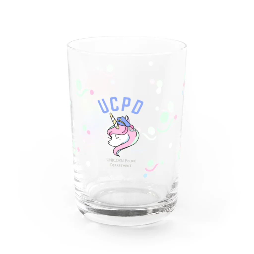 megugu parisのユニコーンポリス Water Glass :front