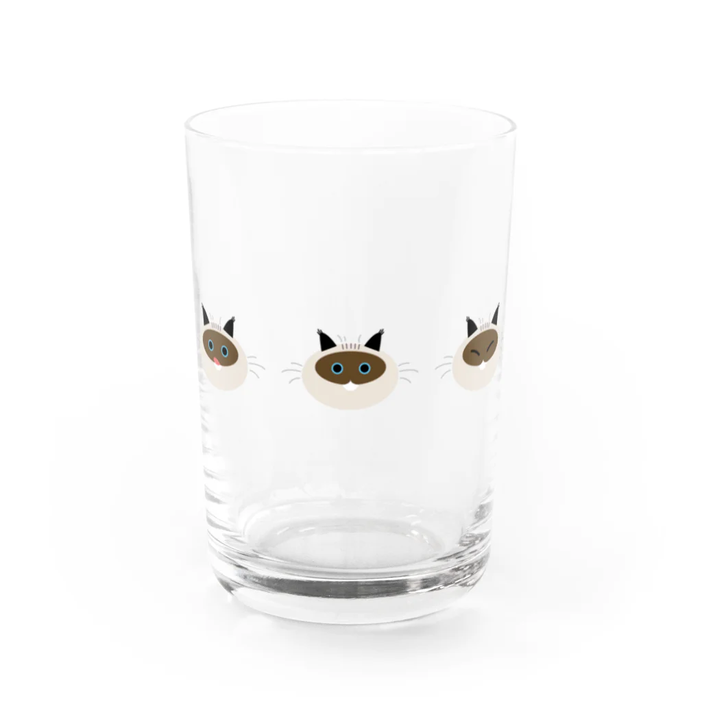 シールポイントミテッドのグッズのシールポイントミテッド Water Glass :front