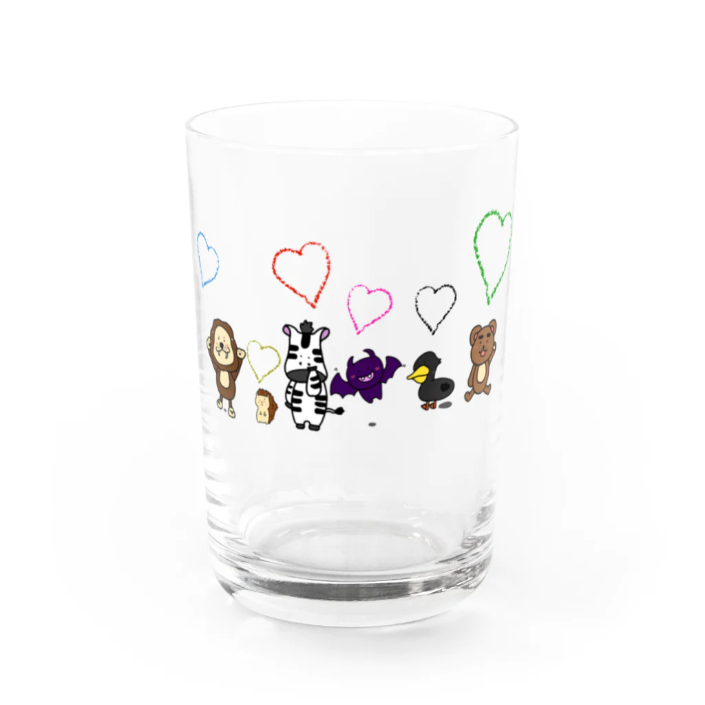 茉莉(まつり)のJungle Water Glass :front