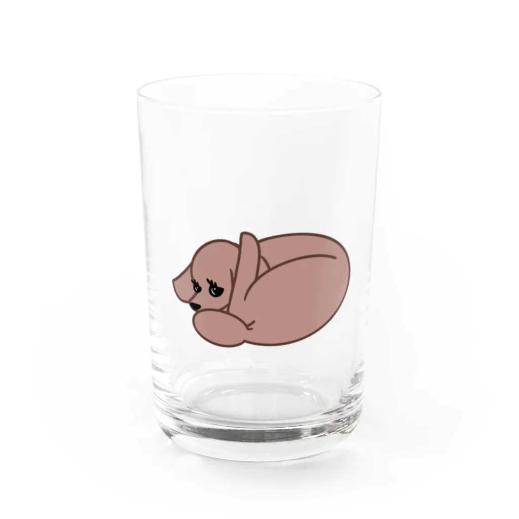 はんなのびびりはんなちゃん Water Glass :front