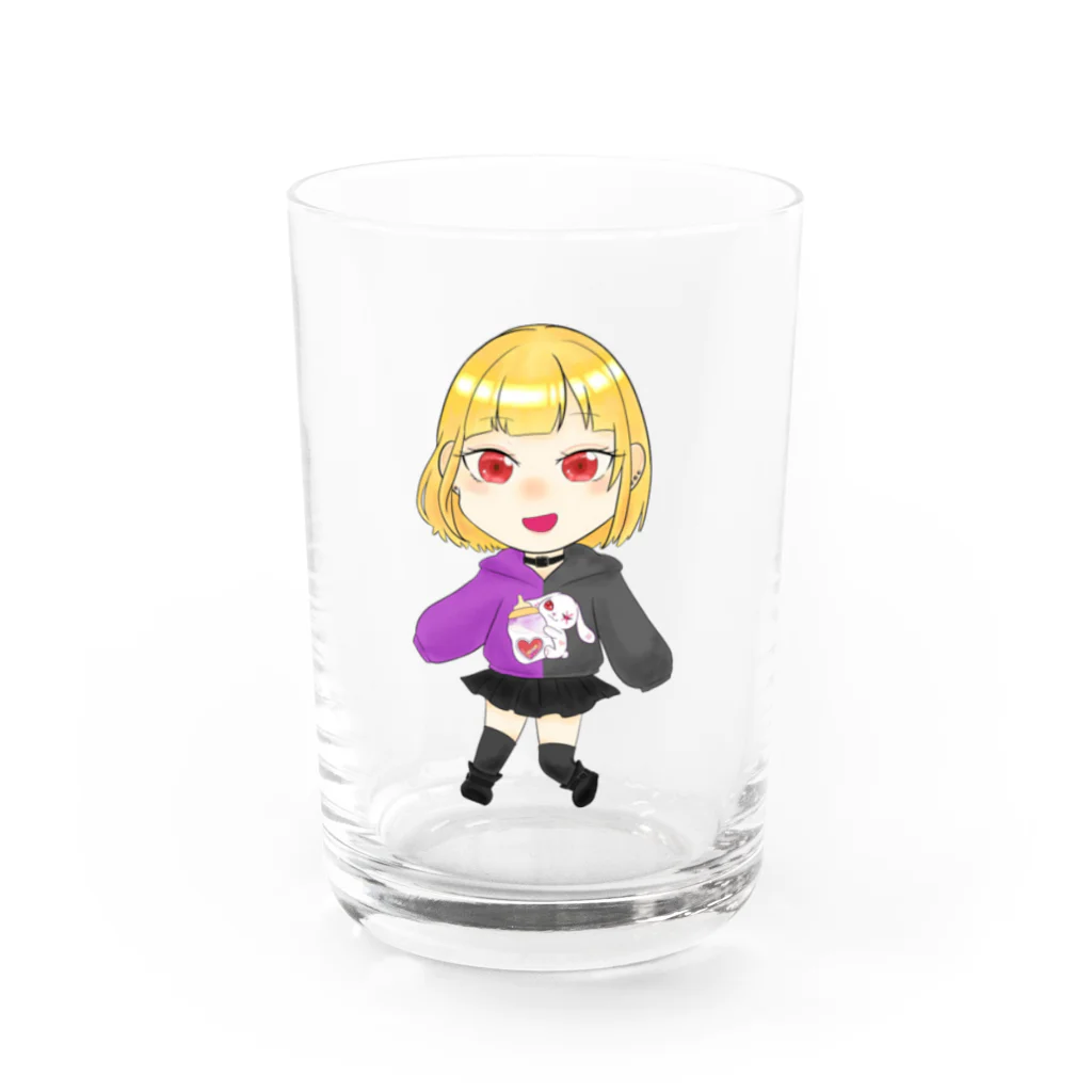 ねぎまるやさんのちっちゃなねぎまるさん達 Water Glass :front