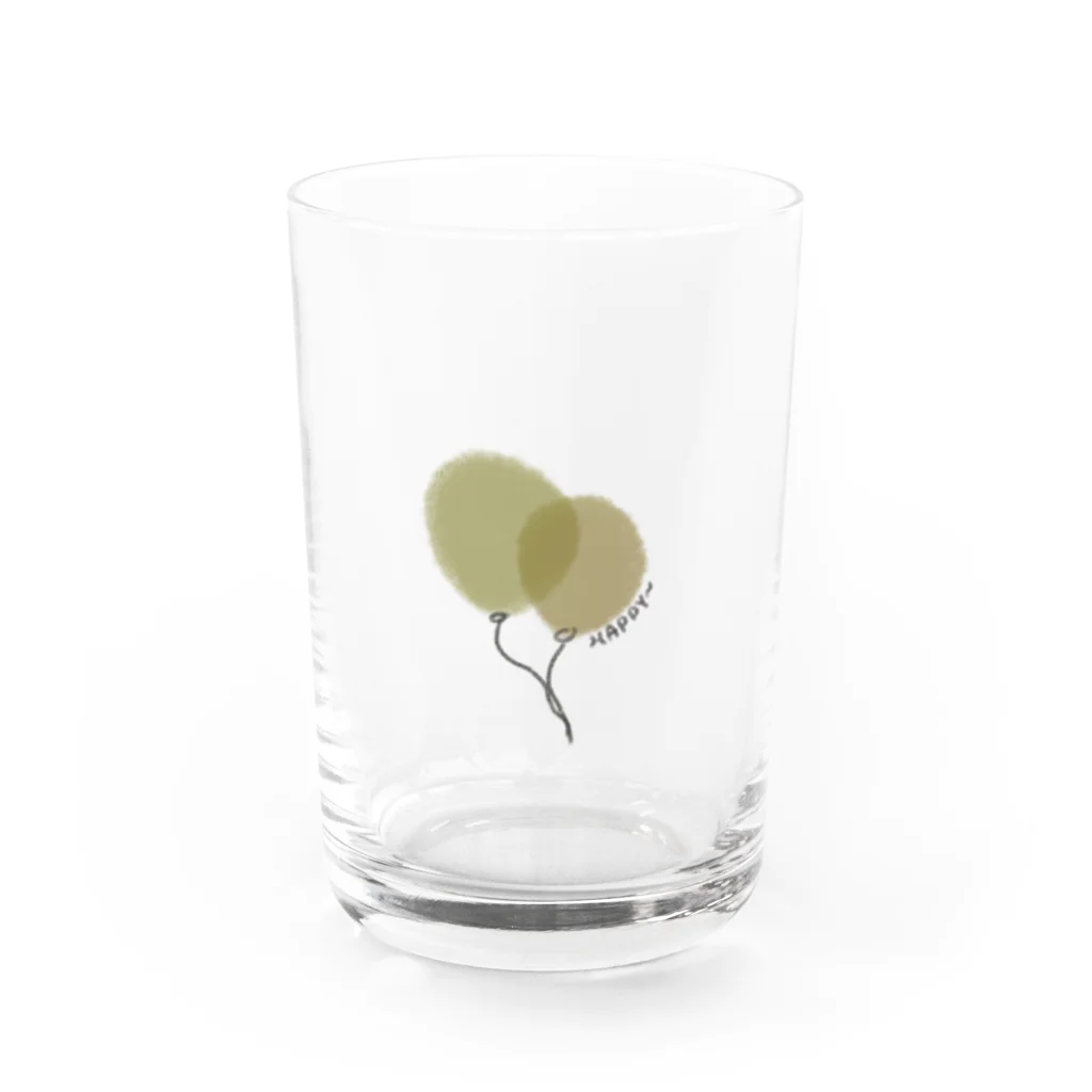 𝙪 𝙠 𝙖 🥑のnatural balloon Water Glass :front