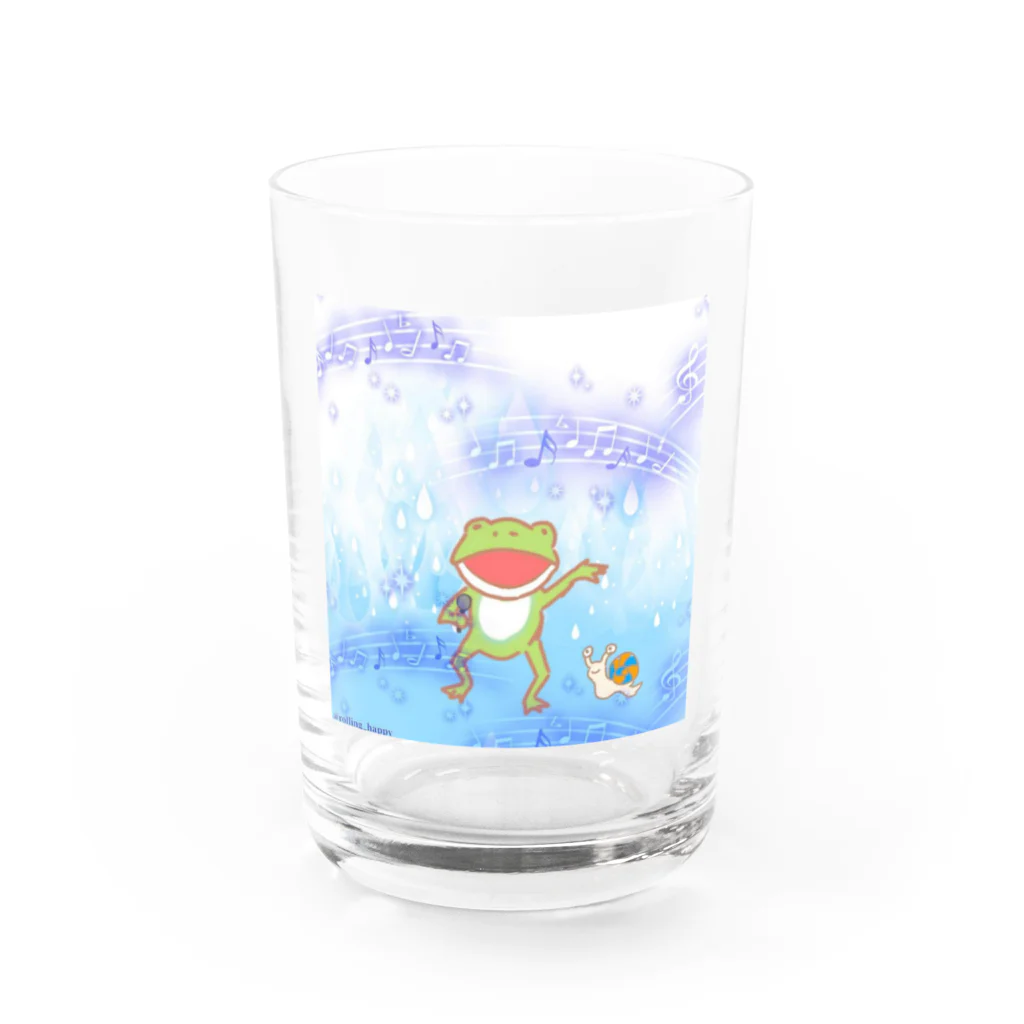 クリスマスのつゆいり Water Glass :front