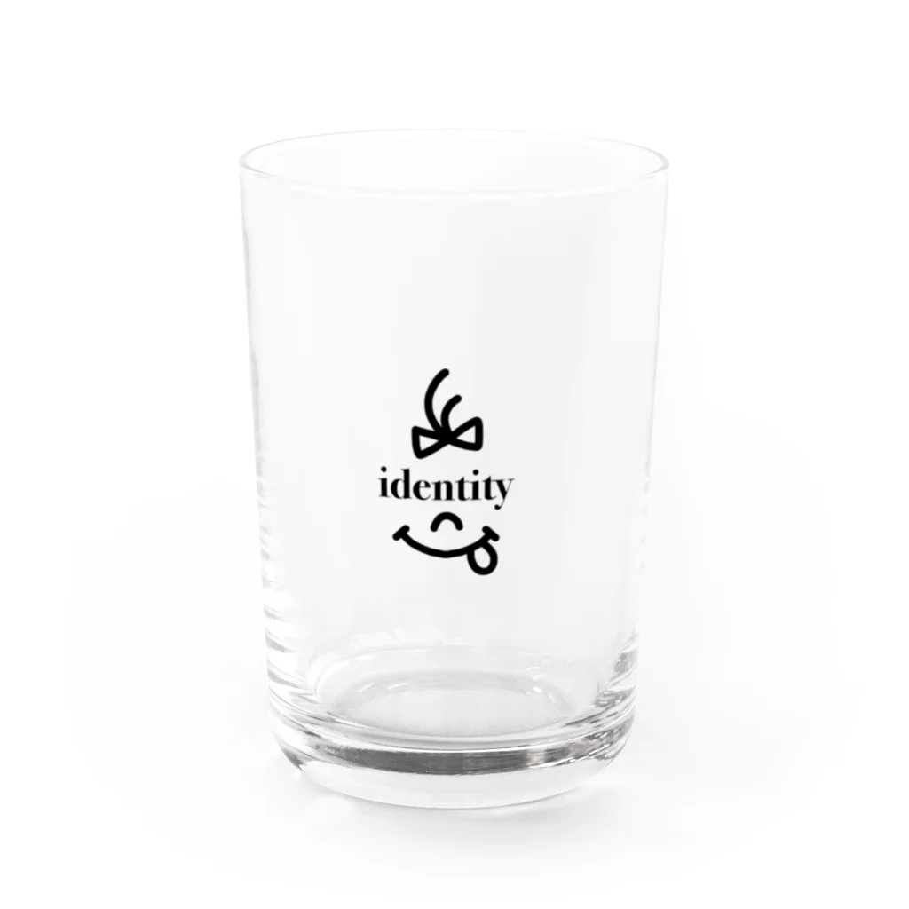 identityのidentity(ベイビーガール) Water Glass :front