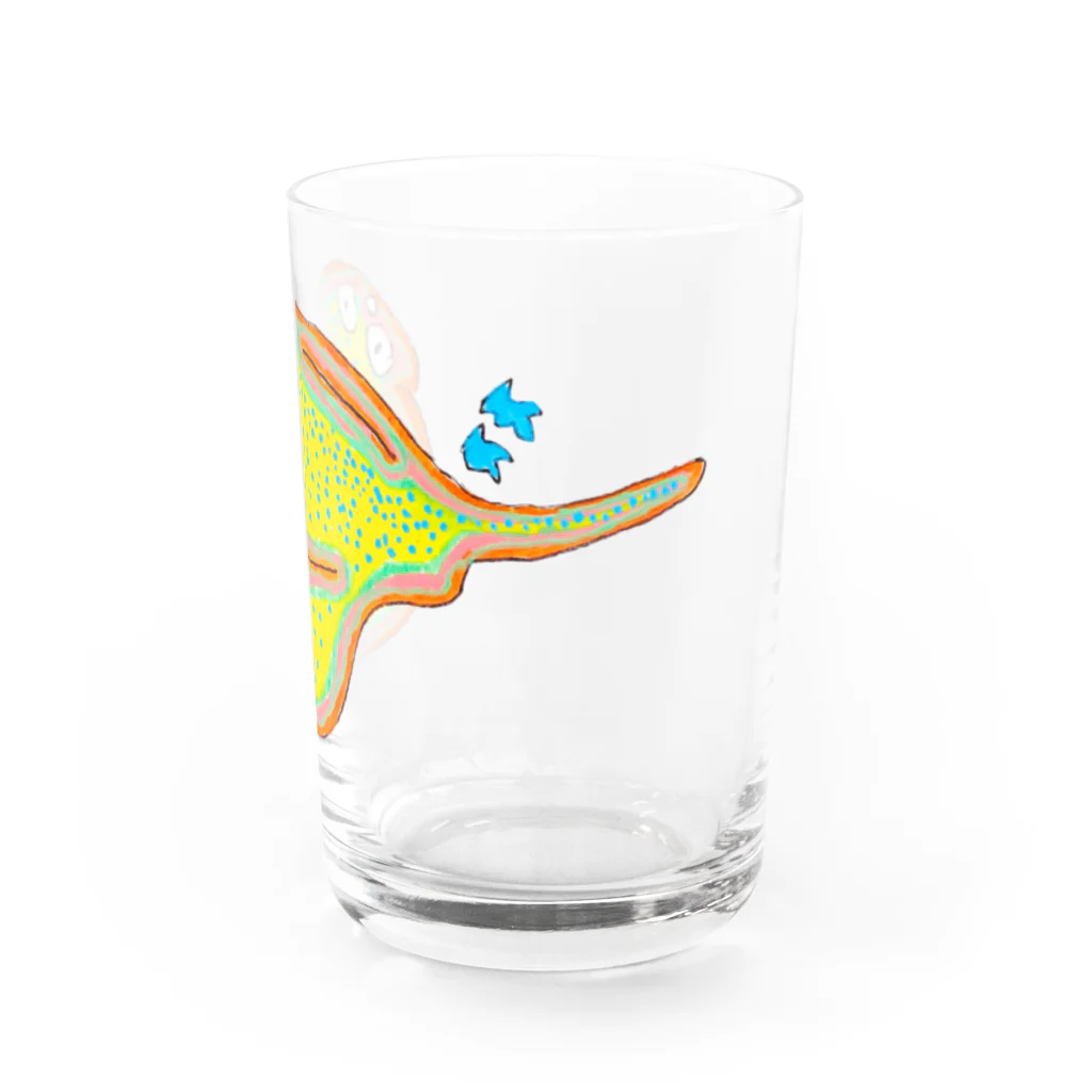 ＜PityG＞の本当に居たエイ Water Glass :front