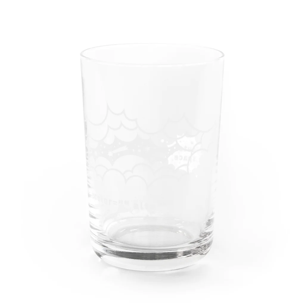 nanaqsaのSPACE #EEEEEE Water Glass :front