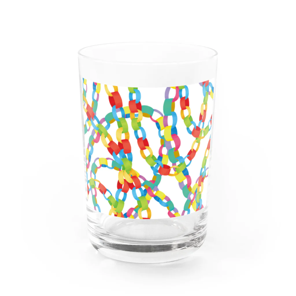 utanogoodsのpaper chain Water Glass :front