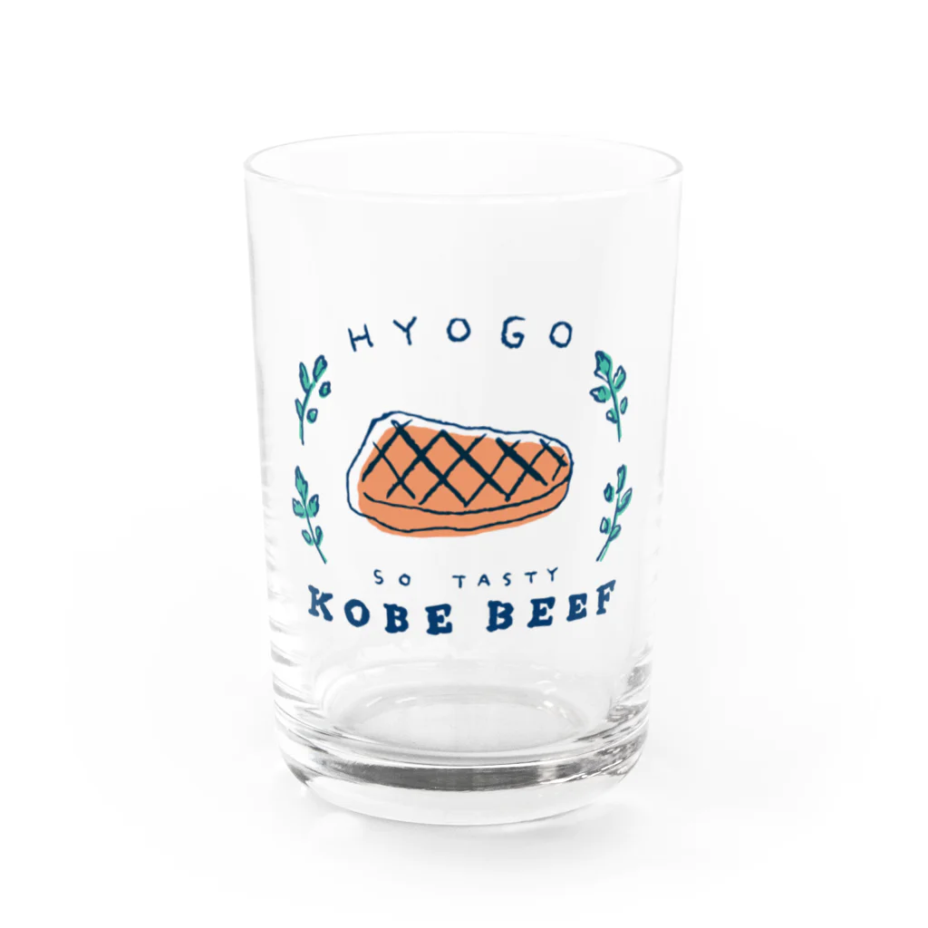 HYOGO yanami's shopの神戸ビーフ Water Glass :front