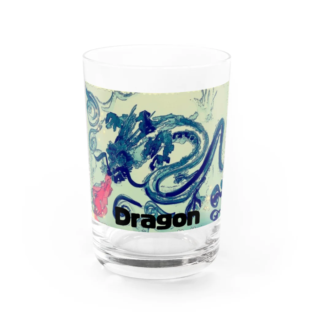 水彩屋のDragon Water Glass :front