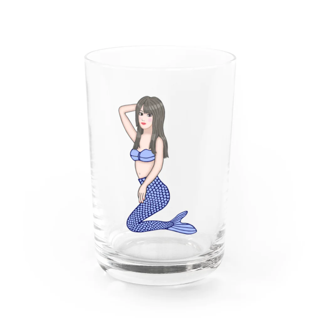 GREAT 7の人魚2 Water Glass :front