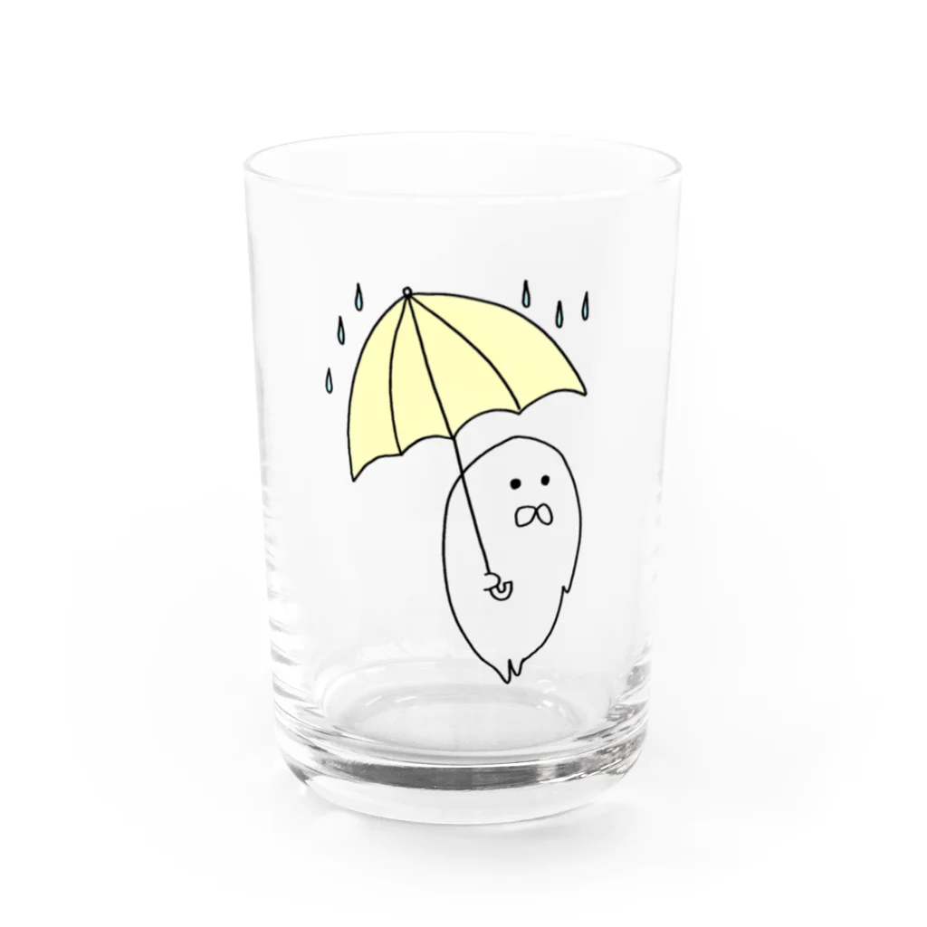 ぺちぺち工房 Pechi Pechi Atelierのあめふりあざらし Water Glass :front