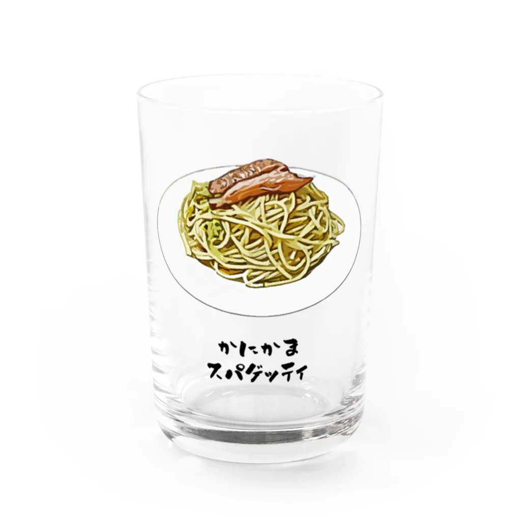 脂身通信Ｚのかにかまスパゲッティ Water Glass :front