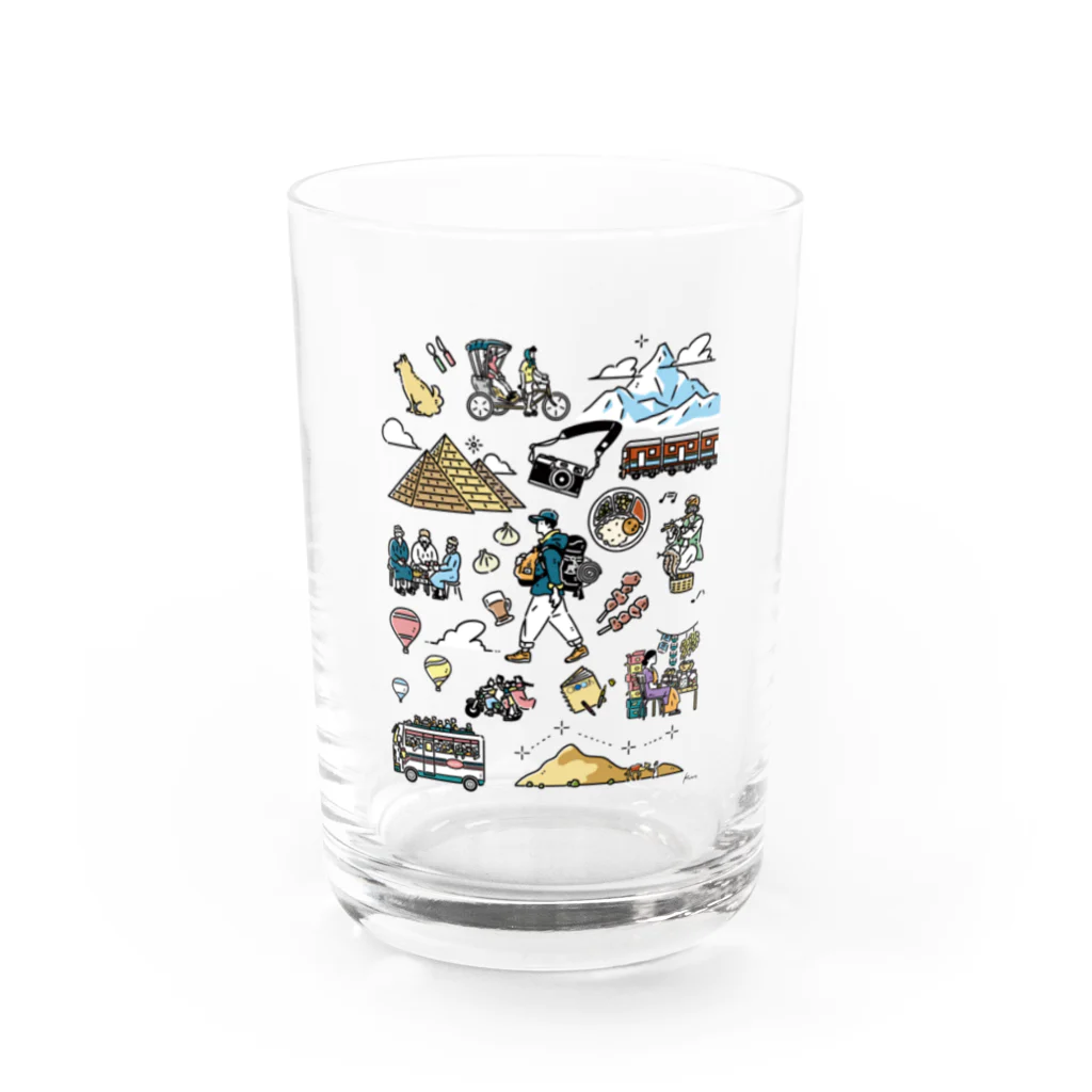 KEITA MIZUTANIのaround the world  Water Glass :front