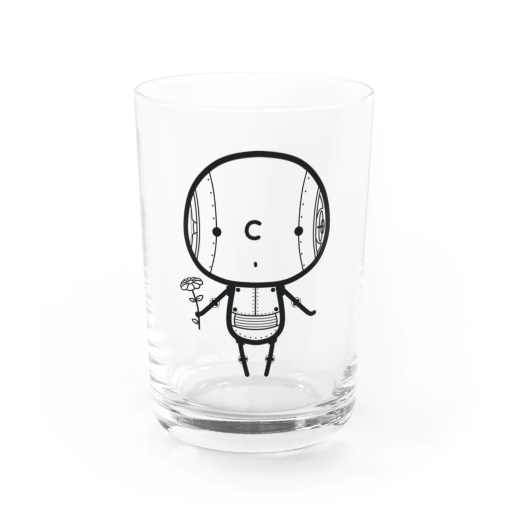 ぼんぼん堂のぼんぼんろぼ Water Glass :front