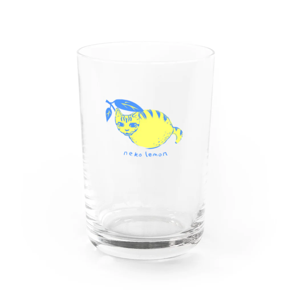 nya-mew（ニャーミュー）のねこレモン Water Glass :front