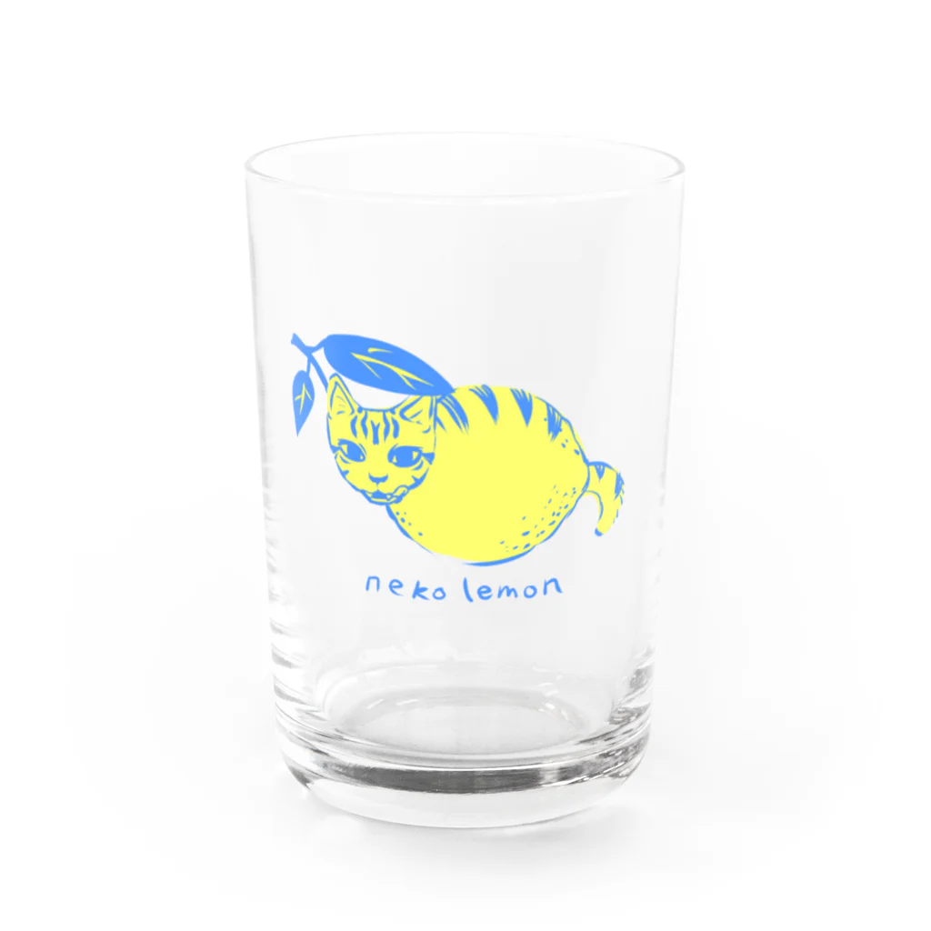 nya-mew（ニャーミュー）のねこレモン Water Glass :front