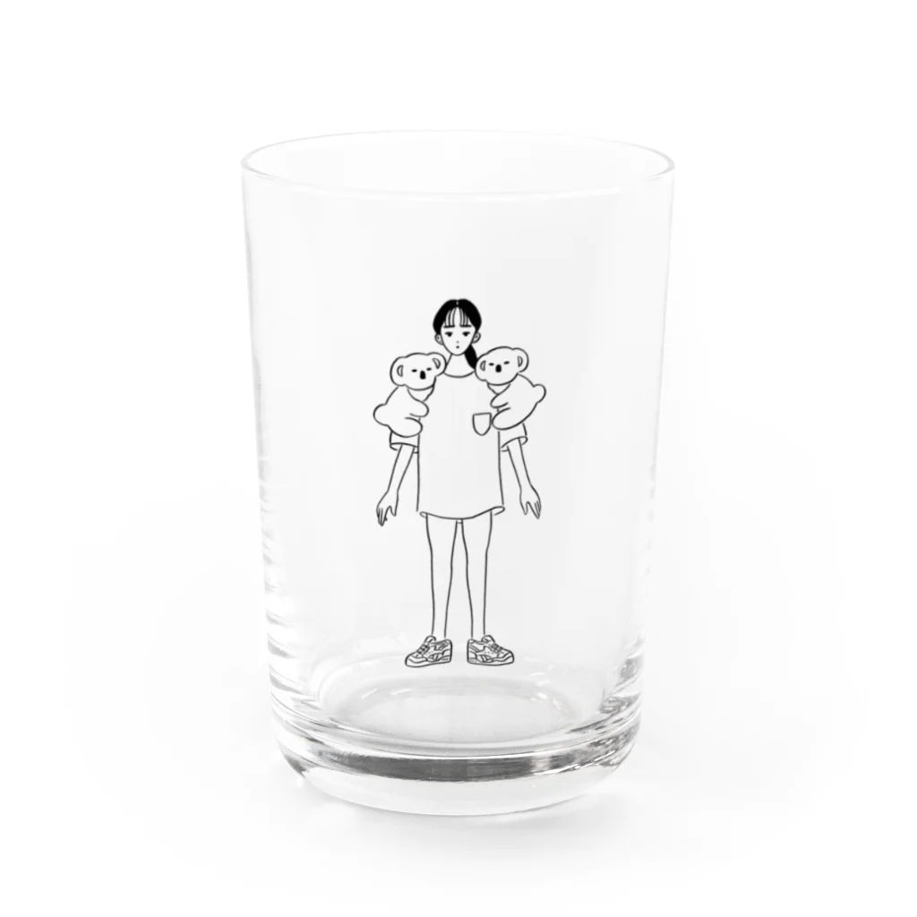 深川 優のコアラ2021 Water Glass :front