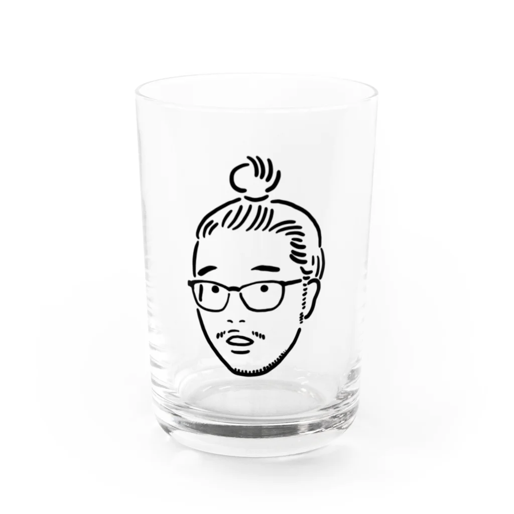 ポメラニアンパンツ屋さんのMYK Water Glass :front