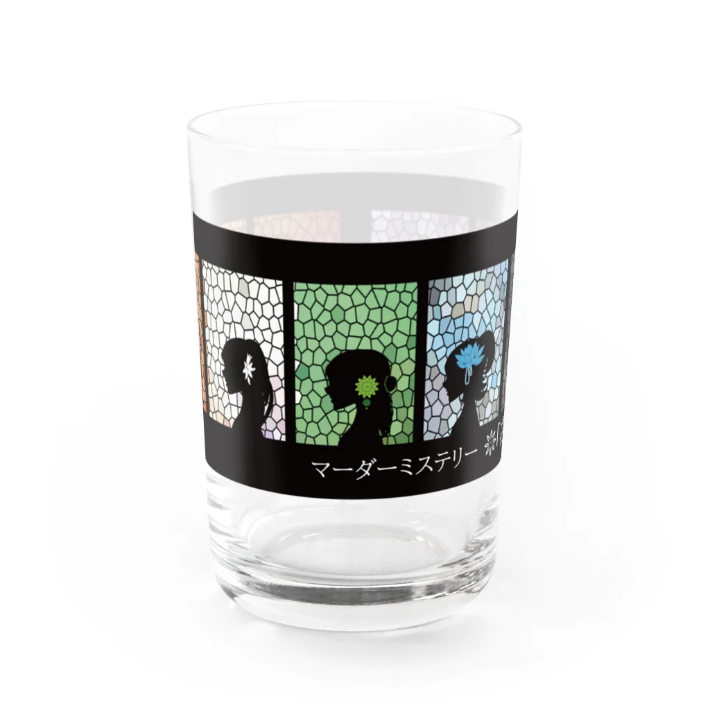 ボードゲームショップ「大分から来ました。」の花々のTeapartyグッズ２ Water Glass :front