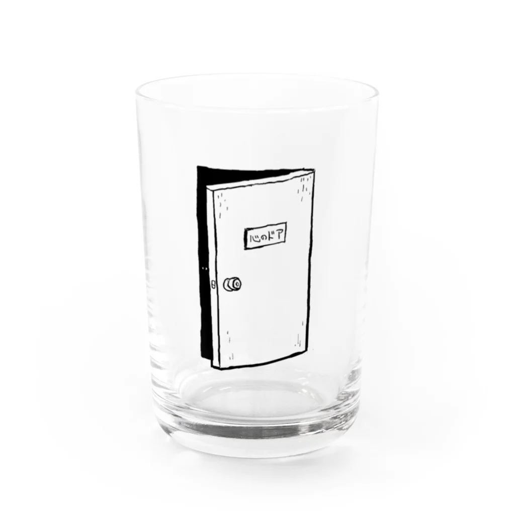 ストロウイカグッズ部の心のドア Water Glass :front