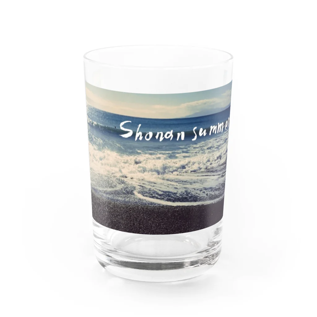 Shonan summerの波打ち際 Water Glass :front