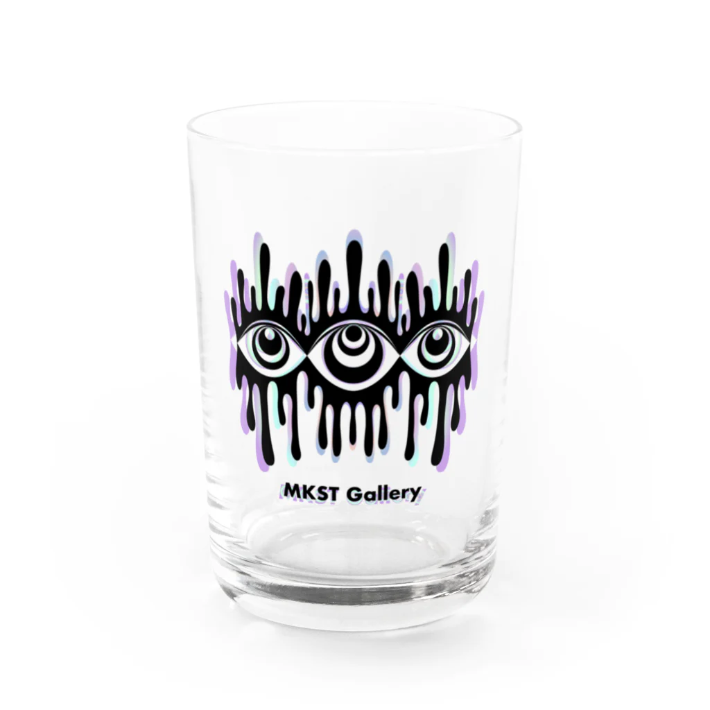 SPOOPY TOWNのMelting eyes_hologram Water Glass :front